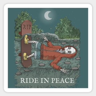 Ride in peace Sticker